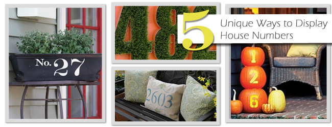 5 Unique Ways to Display Your House Number